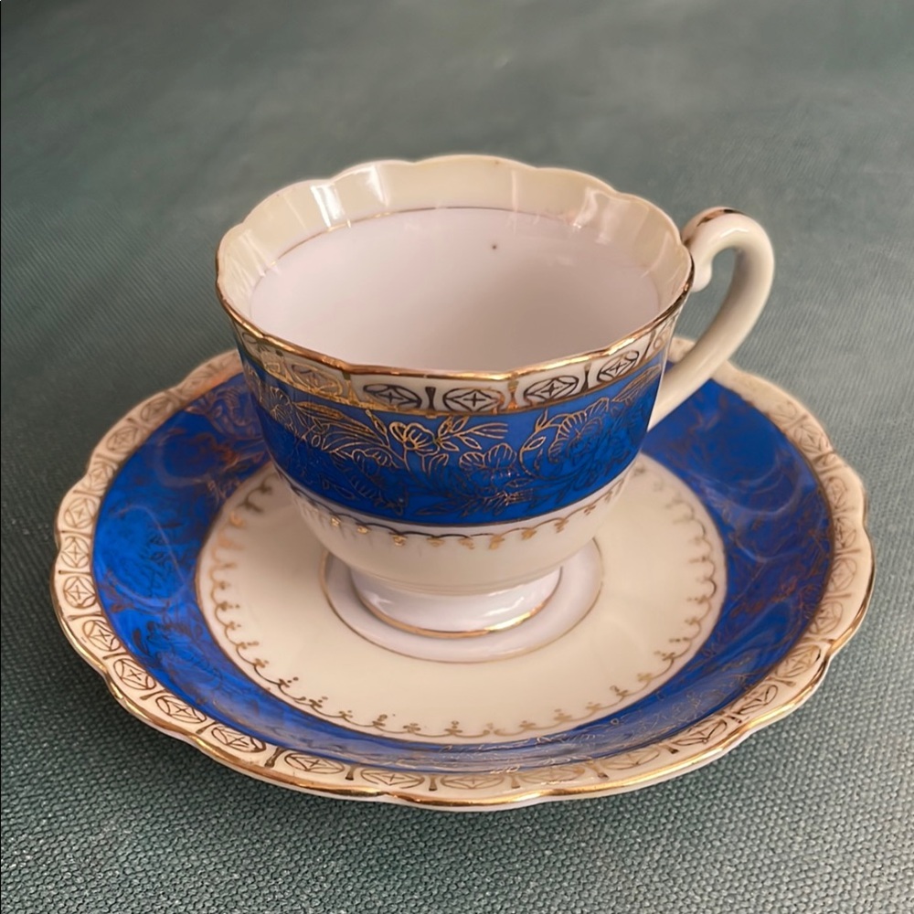Vintage Espresso Demitasse Cup and Saucer